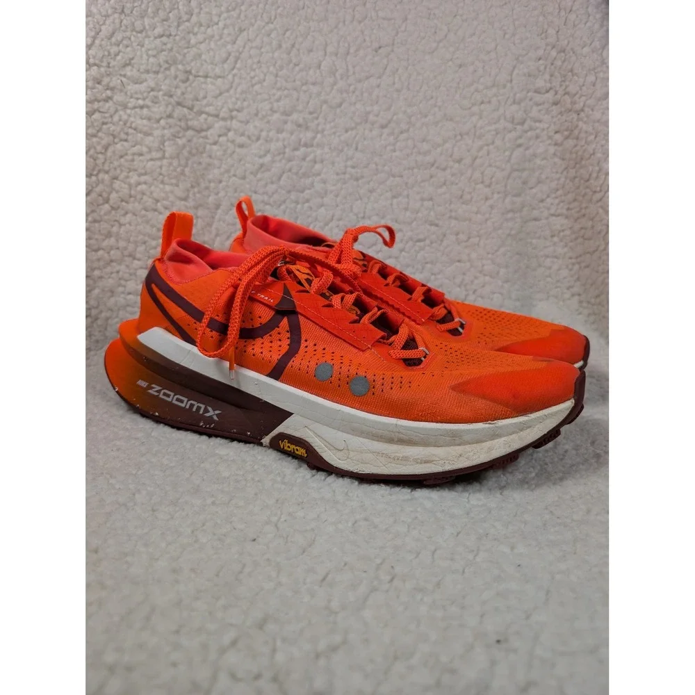 Nike ZoomX Ultrafly Trail Mens Running Shoes Orange Vibram FD5190-800 Size 13